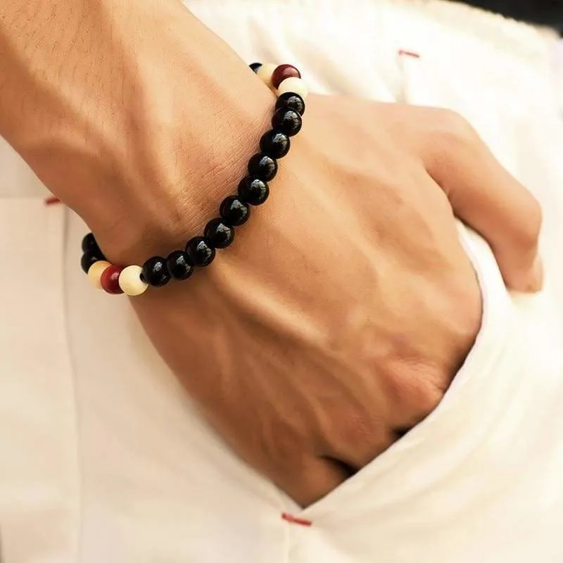 Natural Wooden Beaded Root Chakra