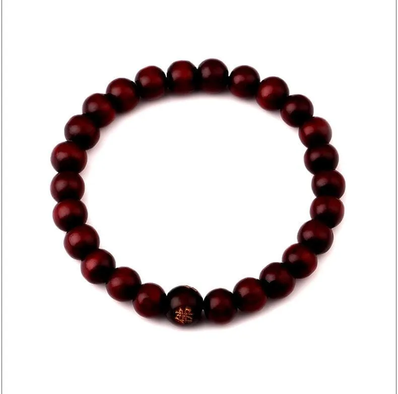 Natural Wooden Beaded Root Chakra