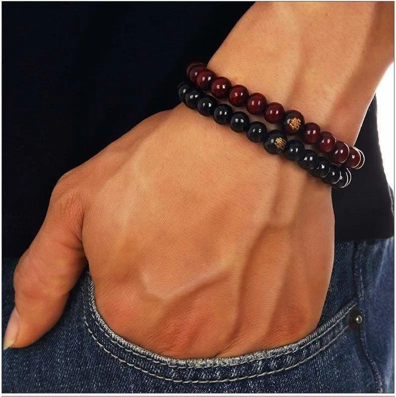 Natural Wooden Beaded Root Chakra