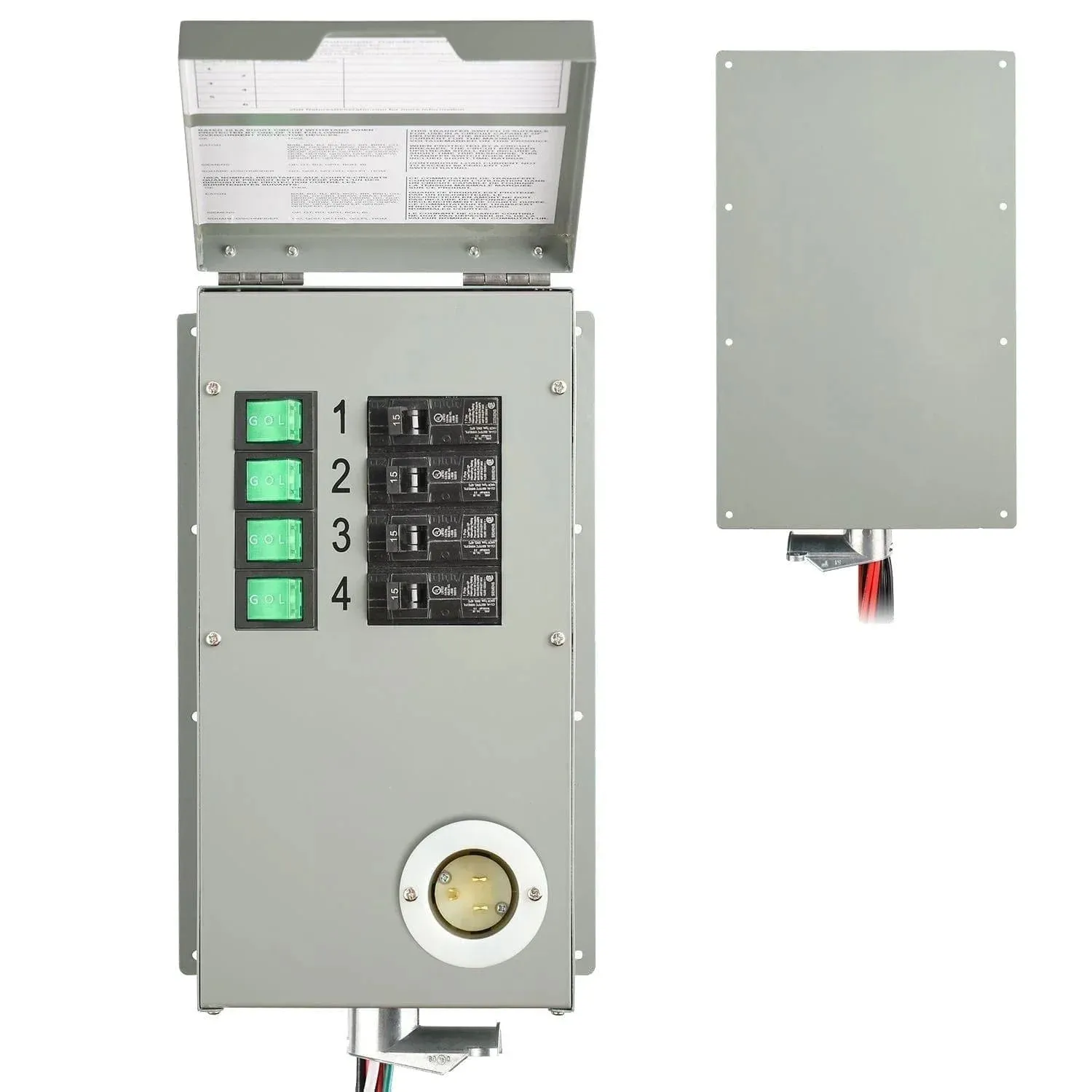 Nature's Generator 1800W Platinum PE System Solar Power Transfer Kit
