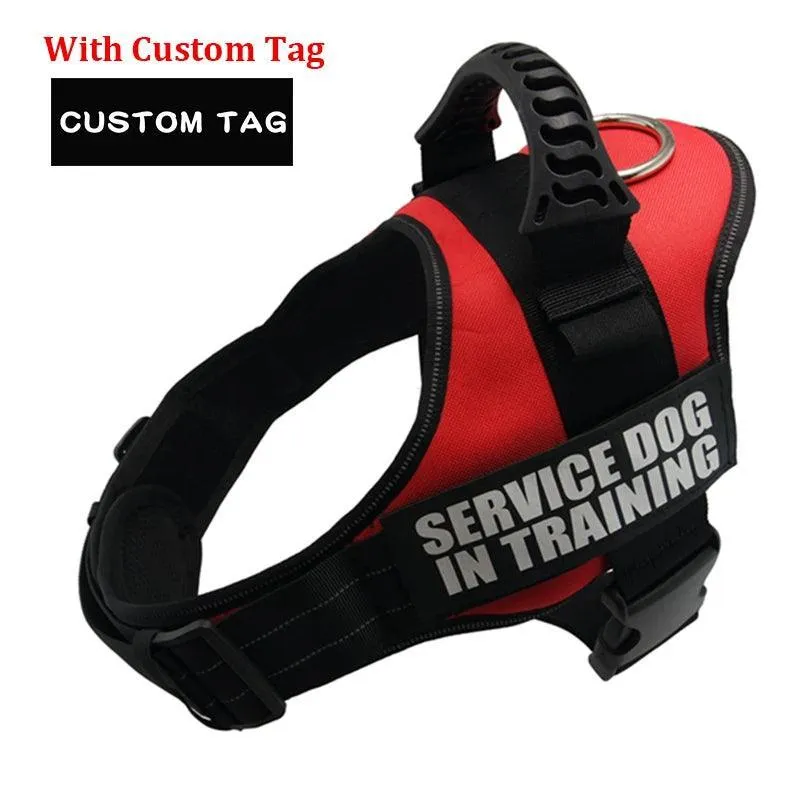 Nylon K9 Reflective Dog Harness: Personalized Safety Gear for All Sizes