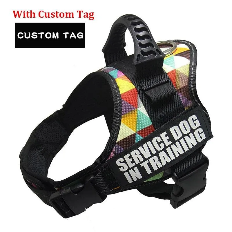 Nylon K9 Reflective Dog Harness: Personalized Safety Gear for All Sizes