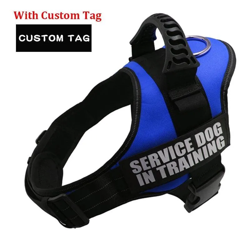 Nylon K9 Reflective Dog Harness: Personalized Safety Gear for All Sizes