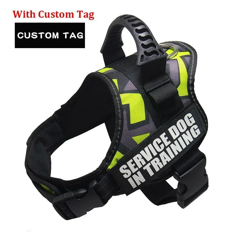 Nylon K9 Reflective Dog Harness: Personalized Safety Gear for All Sizes