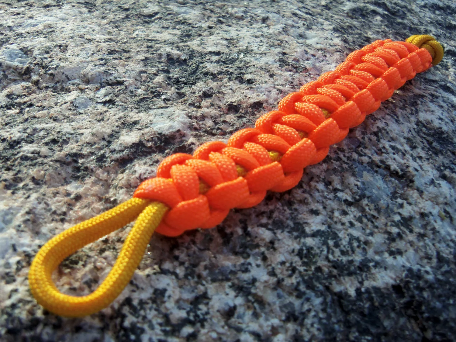 Orange Gold Handmade Custom Paracord Parachute Survival Bracelet Survivalist Gift Outdoor Husband Father's Day Fishing Camping Hunting Climb