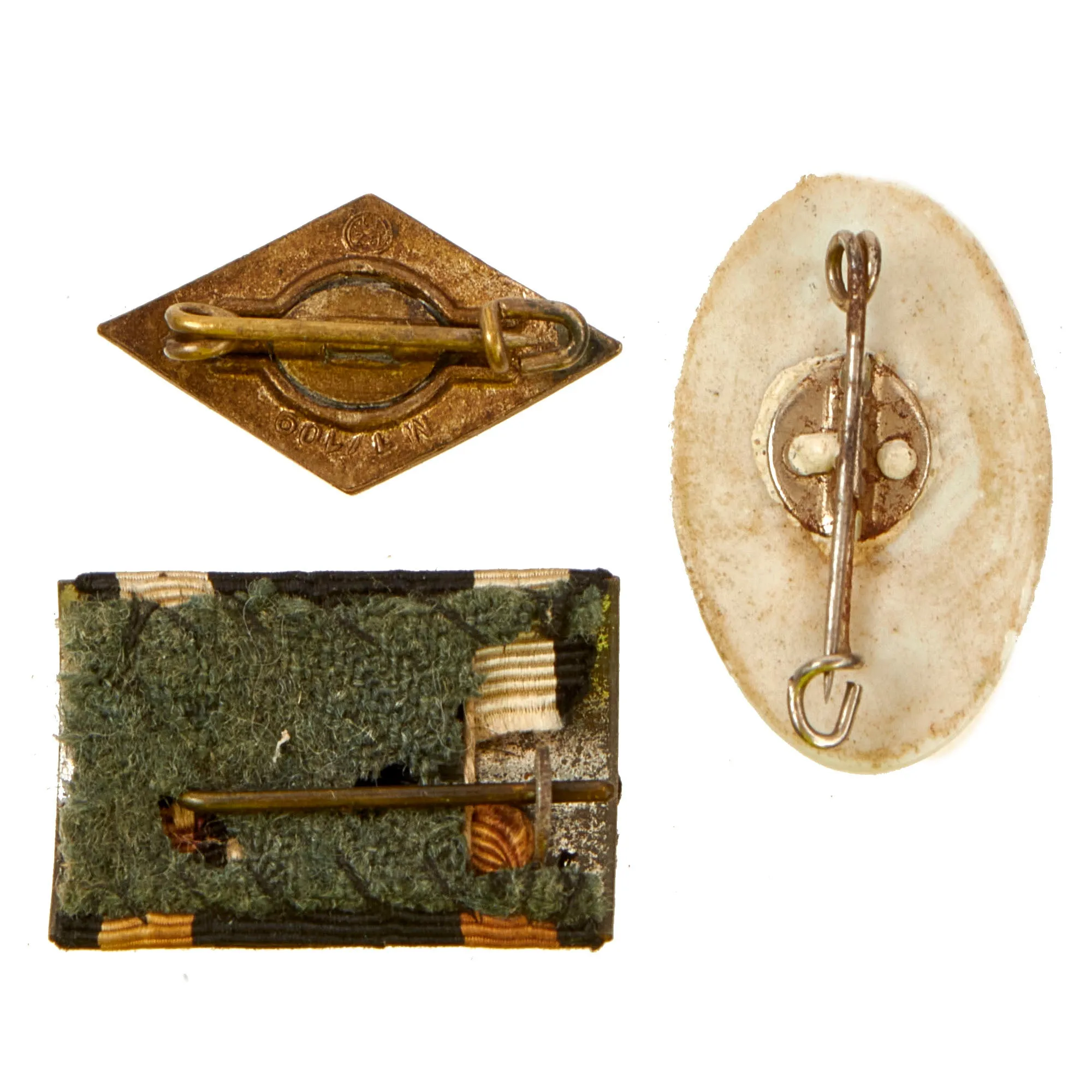 Original German WWI & WWII Medal & Insignia Grouping with 1939 EKII, Widow's Hindenburg Cross, Kaiser Wilhelm Medal & More - 11 Items