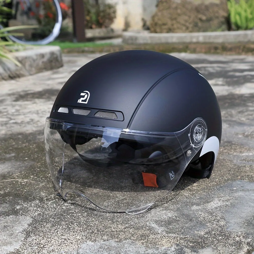 PemILA Cycling Helmet Goggles Reflective Sticker Adjustable Strap