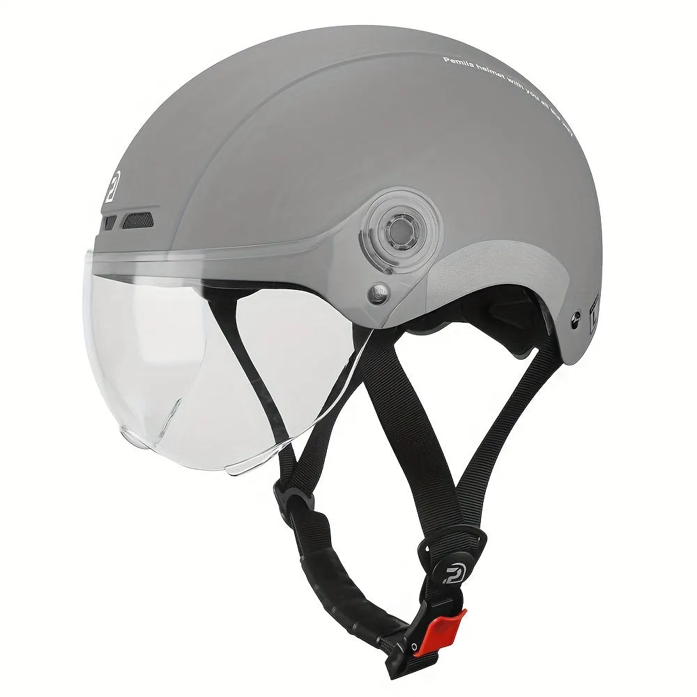 PemILA Cycling Helmet Goggles Reflective Sticker Adjustable Strap