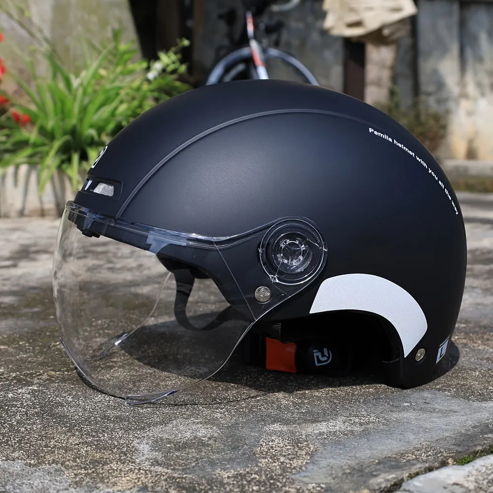 PemILA Cycling Helmet Goggles Reflective Sticker Adjustable Strap