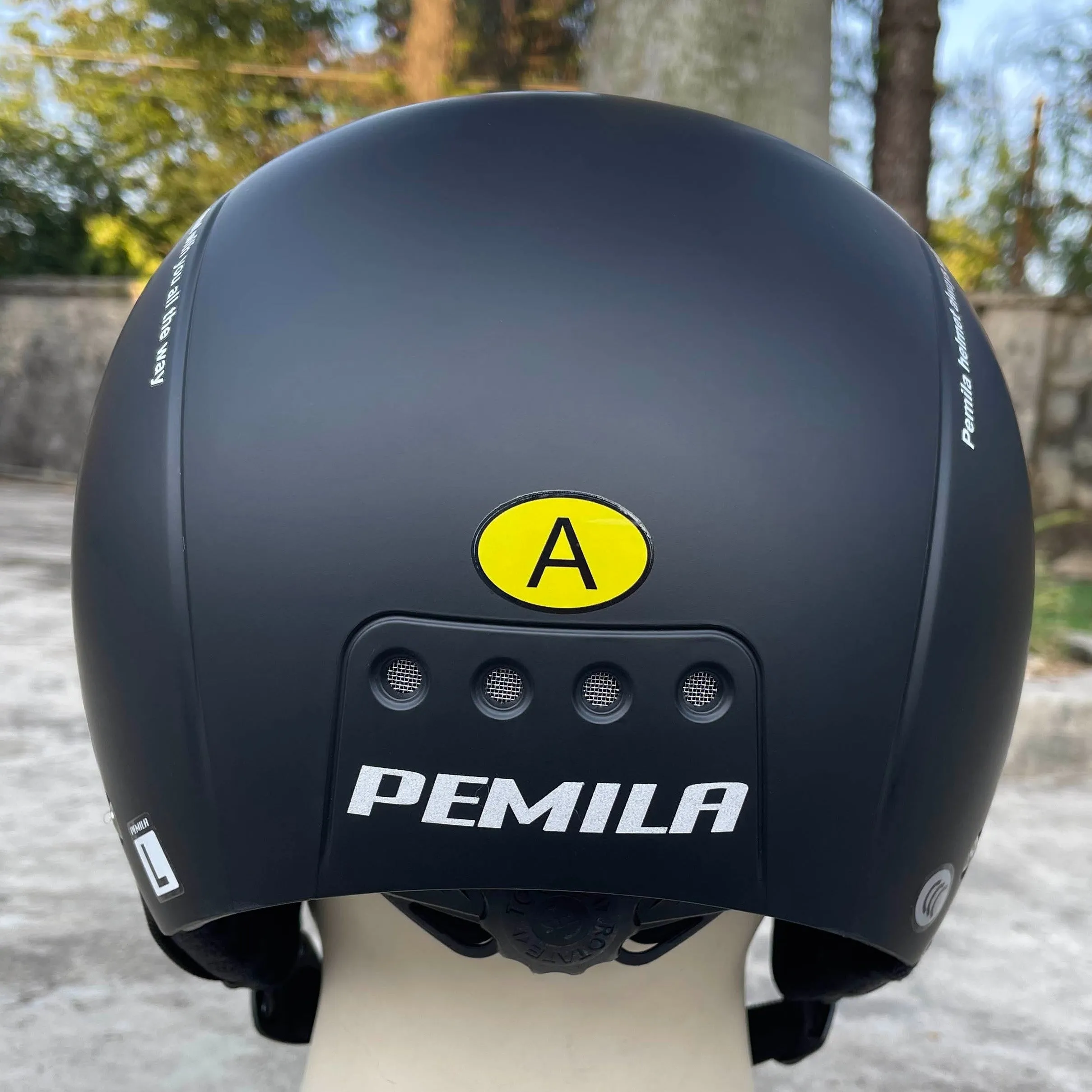 PemILA Cycling Helmet Goggles Reflective Sticker Adjustable Strap