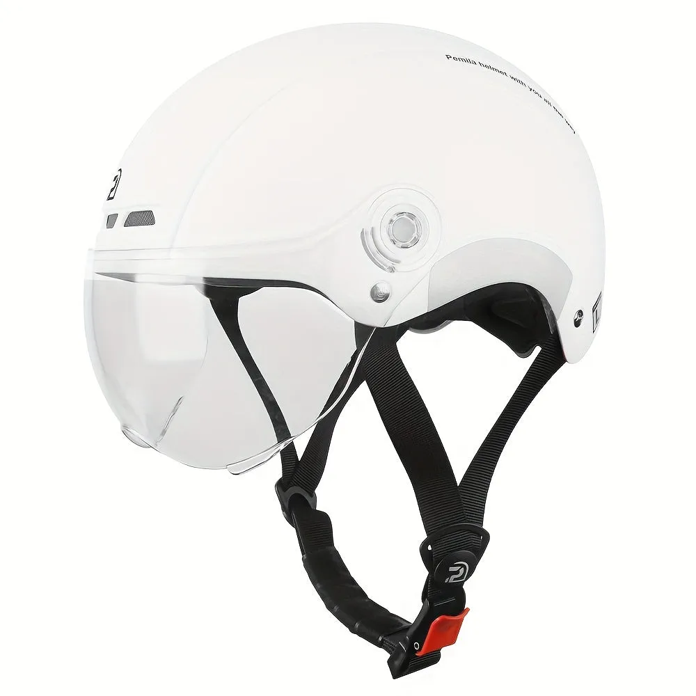 PemILA Cycling Helmet Goggles Reflective Sticker Adjustable Strap