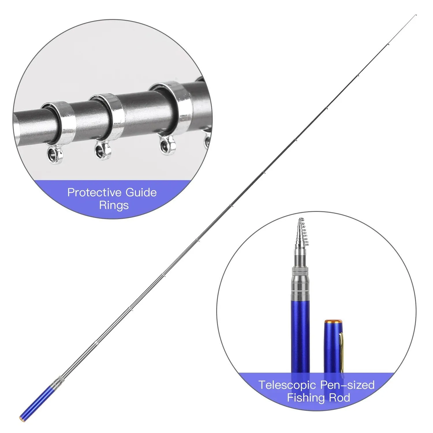 Pen style pocket fishing rod!50%OFF