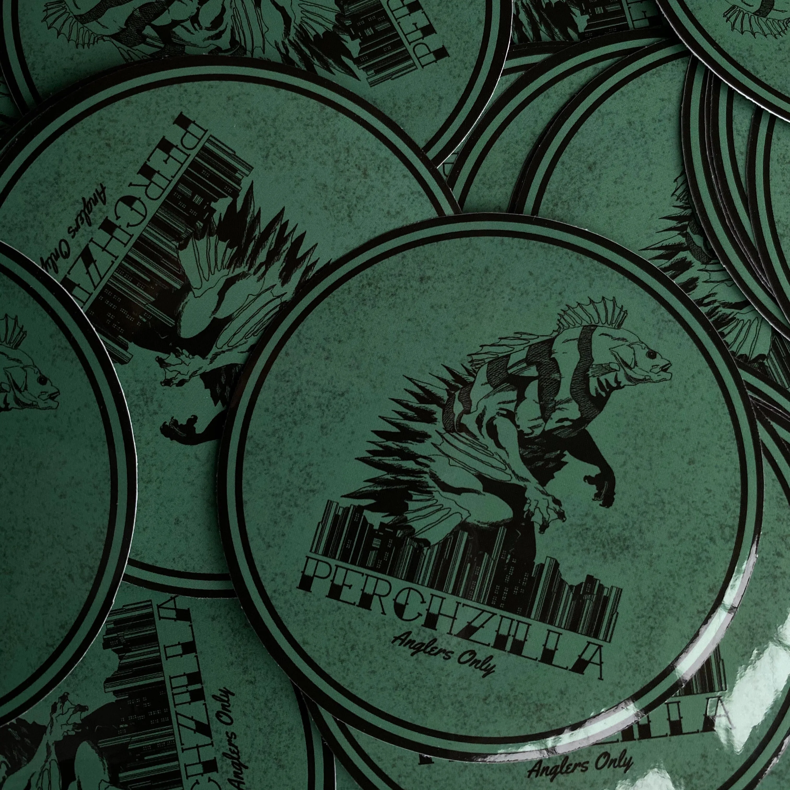 Perchzilla Tackle Box Sticker