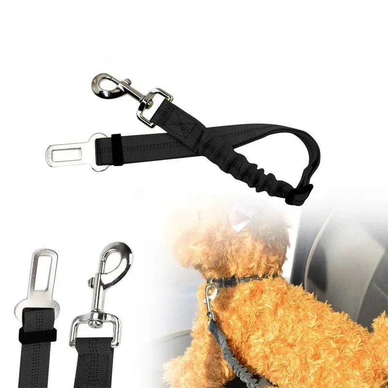 Pet Safety Harness: Adjustable Reflective Seat Belt for Dogs - Secure Travel Companion