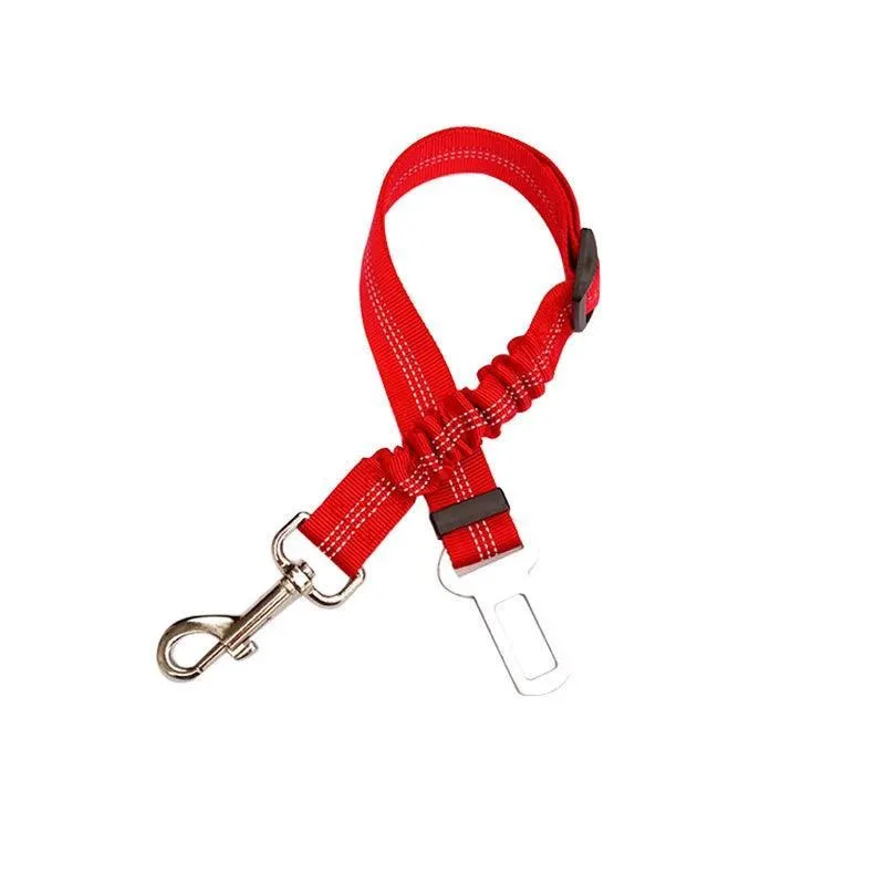 Pet Safety Harness: Adjustable Reflective Seat Belt for Dogs - Secure Travel Companion