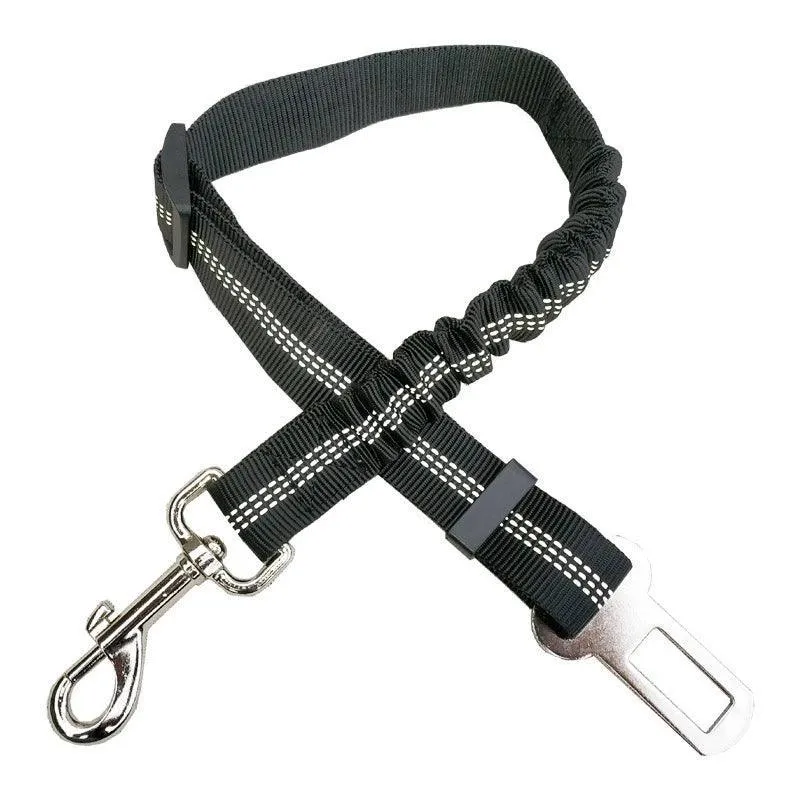 Pet Safety Harness: Adjustable Reflective Seat Belt for Dogs - Secure Travel Companion