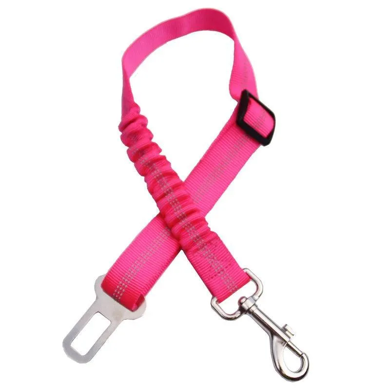 Pet Safety Harness: Adjustable Reflective Seat Belt for Dogs - Secure Travel Companion