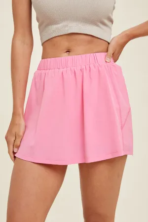 Pink Athletic Skirt