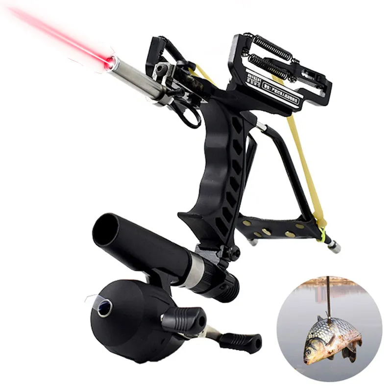Professional Instructor Slingbow with Wrist and Infrared Sight Adult Fishing Slingshot Set