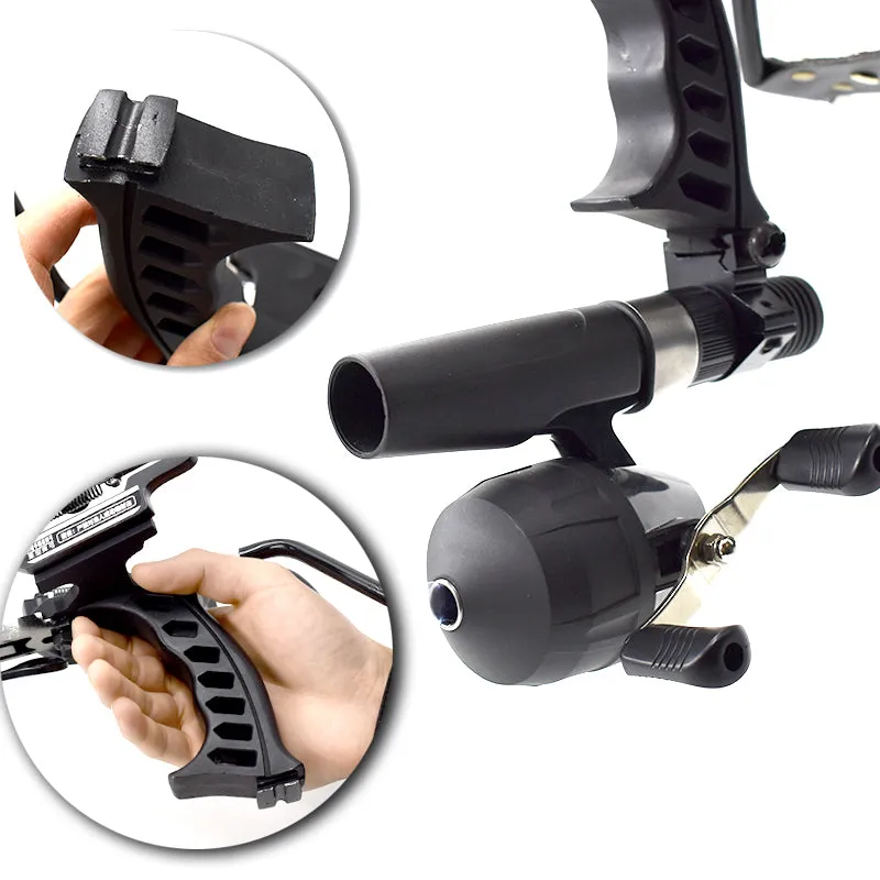 Professional Instructor Slingbow with Wrist and Infrared Sight Adult Fishing Slingshot Set
