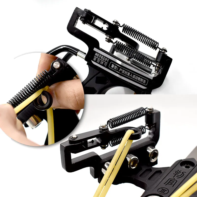 Professional Instructor Slingbow with Wrist and Infrared Sight Adult Fishing Slingshot Set