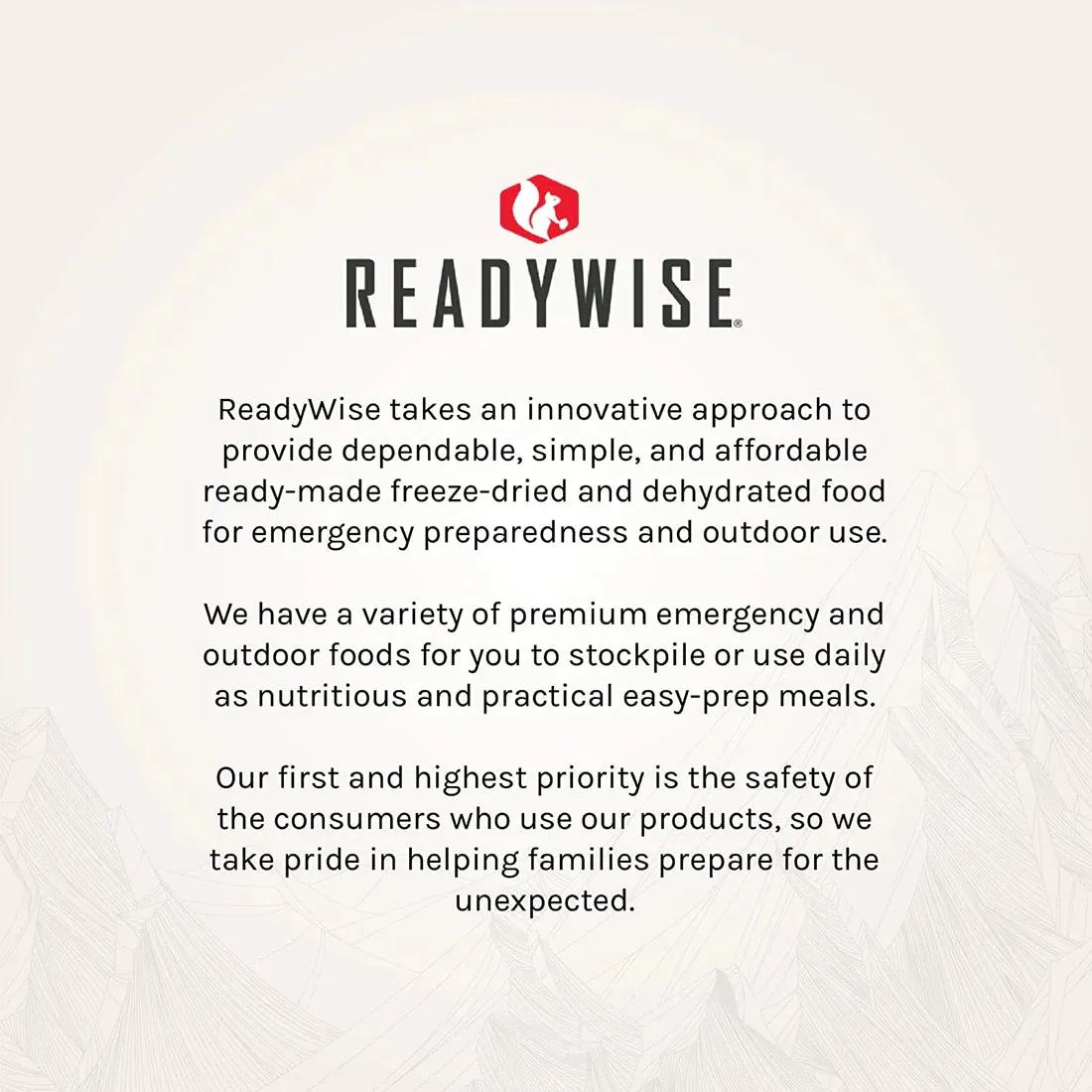 ReadyWise Freeze Dried Vegetable Bucket