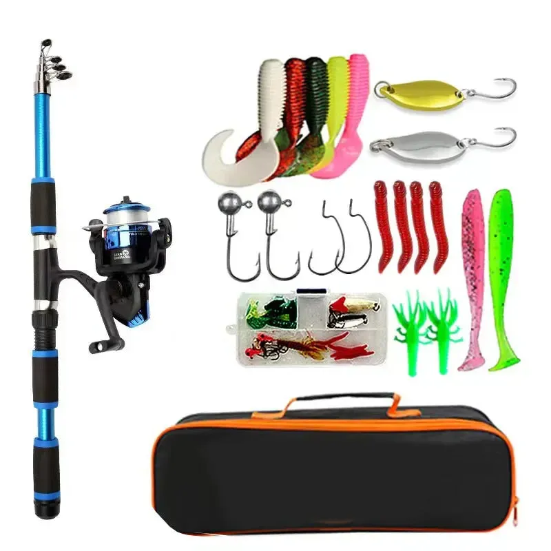 SavageBiz - Telescopic Fishing Rod And with kit