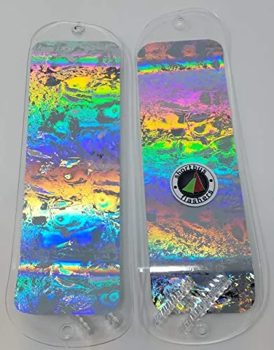 Shortbus Flashers 11 Fishing Dodger - Silver Aurora