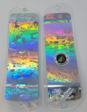 Shortbus Flashers 11 Fishing Dodger - Silver Aurora