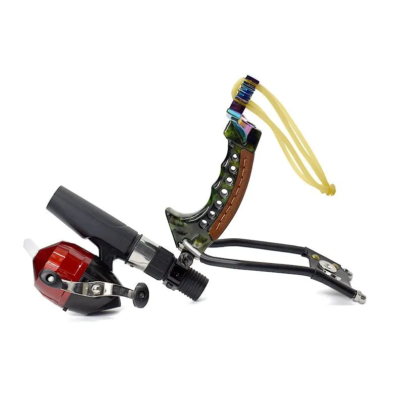 Strong  Multifunctional Fish Shooting Slingshot Set with Rubber Band Outdoor  Shooting Slingshot Set