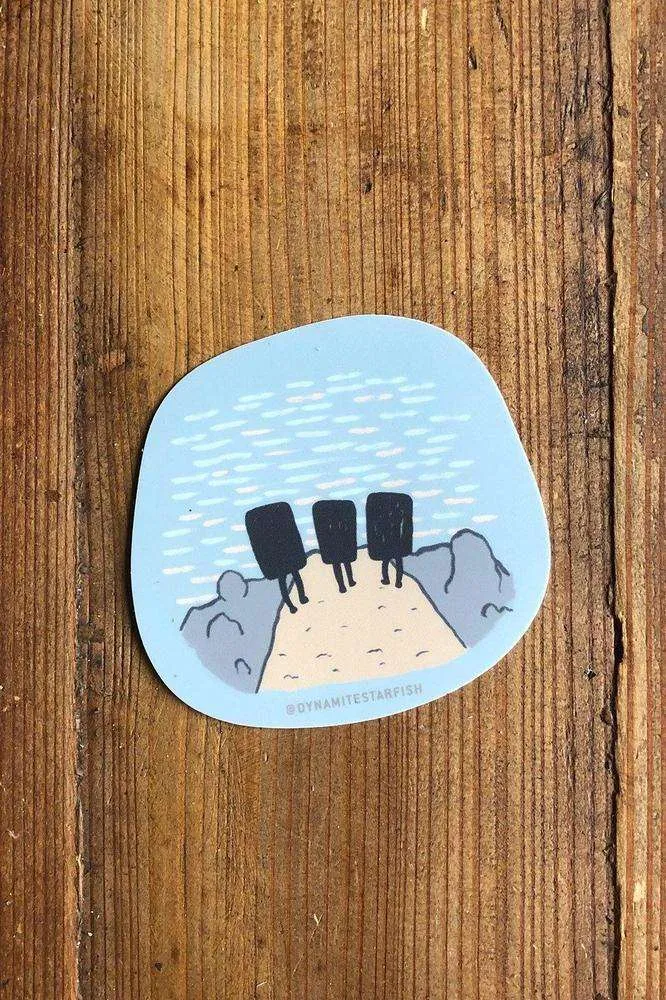 Sunset Boulderers — Bouldering Sticker
