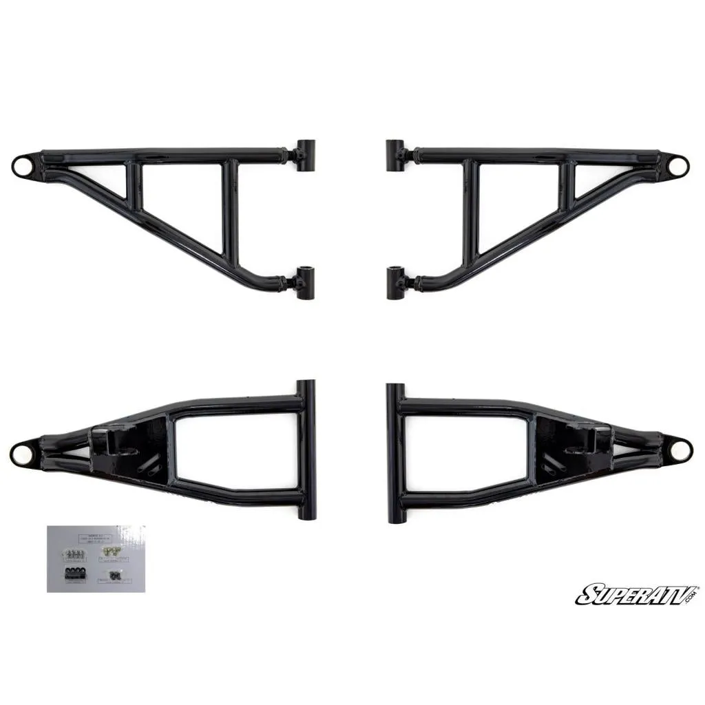 SuperATV Polaris Ranger XP 1000 High-Clearance 2" Forward A-Arms
