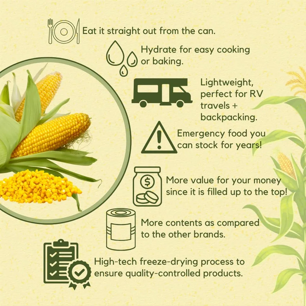 Sweet Corn Freeze Dried