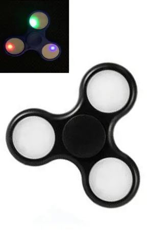 T01-1 Black LED Fidget Spinner with Switch #1