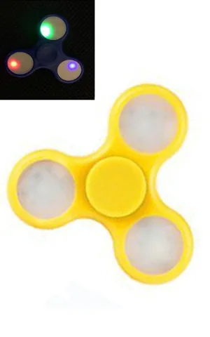 T01-1 Yellow LED Fidget Spinner with Switch #7
