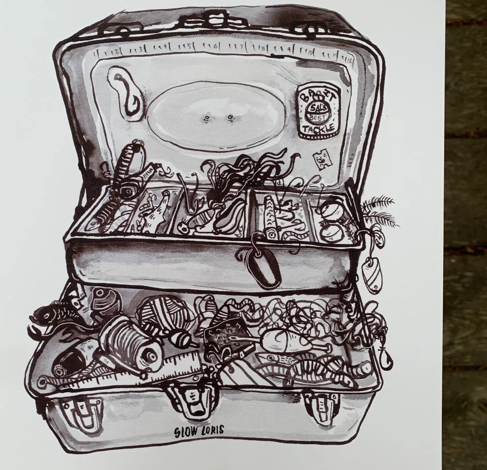 Tackle Box Art Print