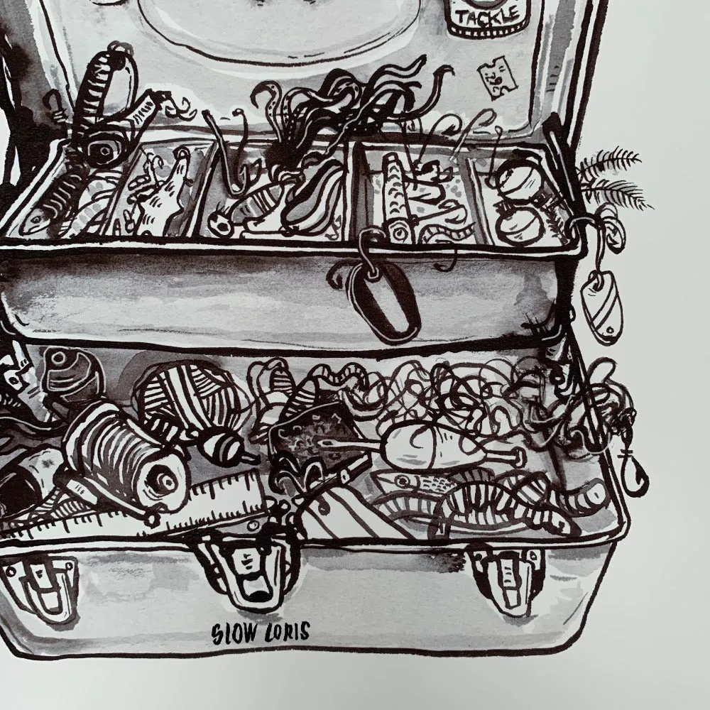 Tackle Box Art Print