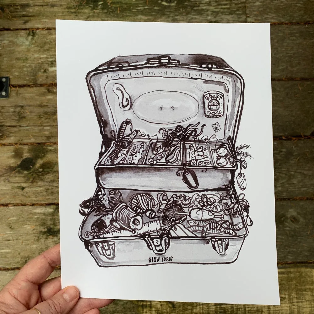 Tackle Box Art Print