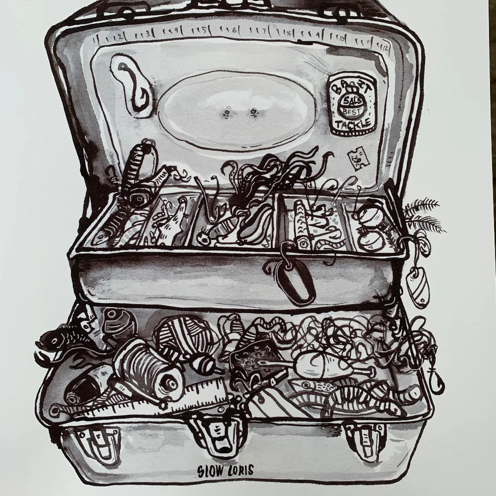 Tackle Box Art Print