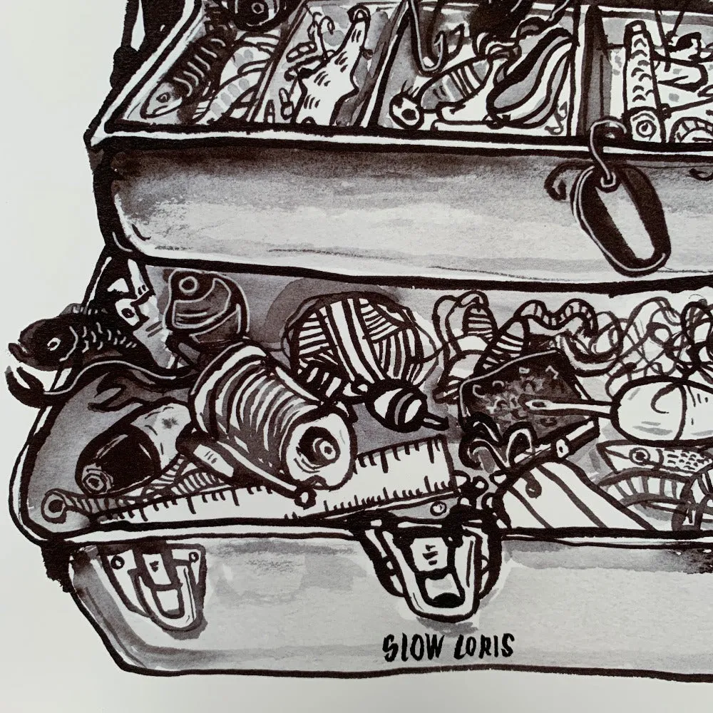 Tackle Box Art Print