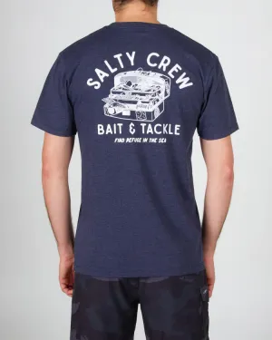 Tackle Box Premium S/S Tee Navy Heather