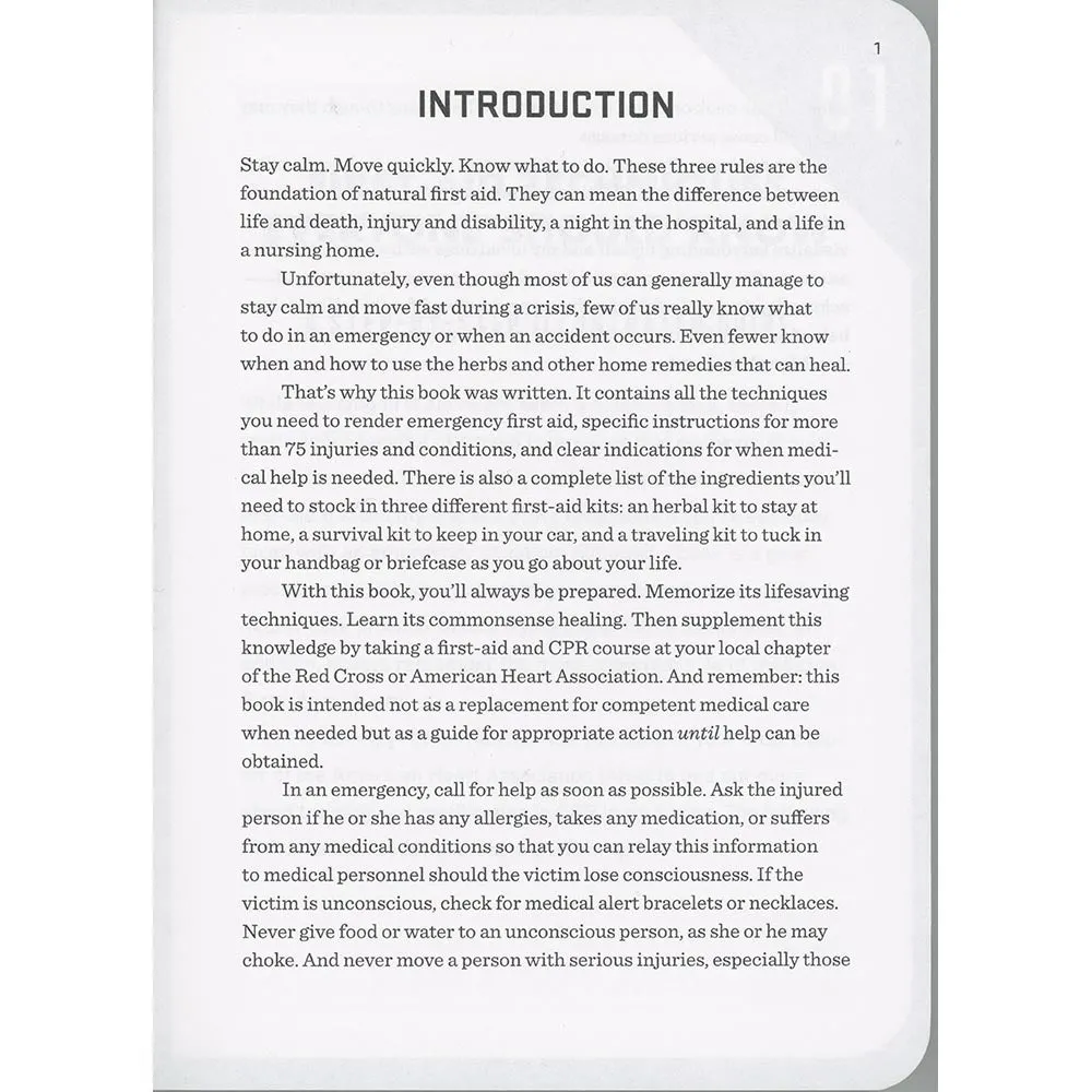 The Natural First Aid Handbook