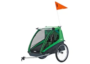 Thule Cadence Double Child Bicycle Trailer - Green