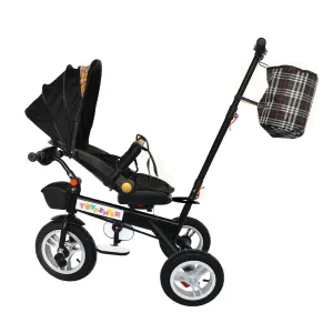 TOYPENTER 3 in 1 Baby Stroller/Kids Tricycle with Removable Canopy, Parental Adjust Push Handle for Kids | Boys | Girls Age 0 Months - 5 Years