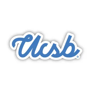 UCSB Script Sticker