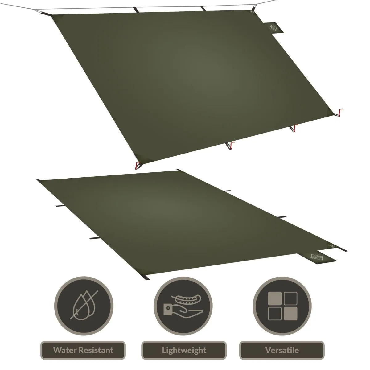 Ultralight Silnylon Shelter Footprint Ground Mat