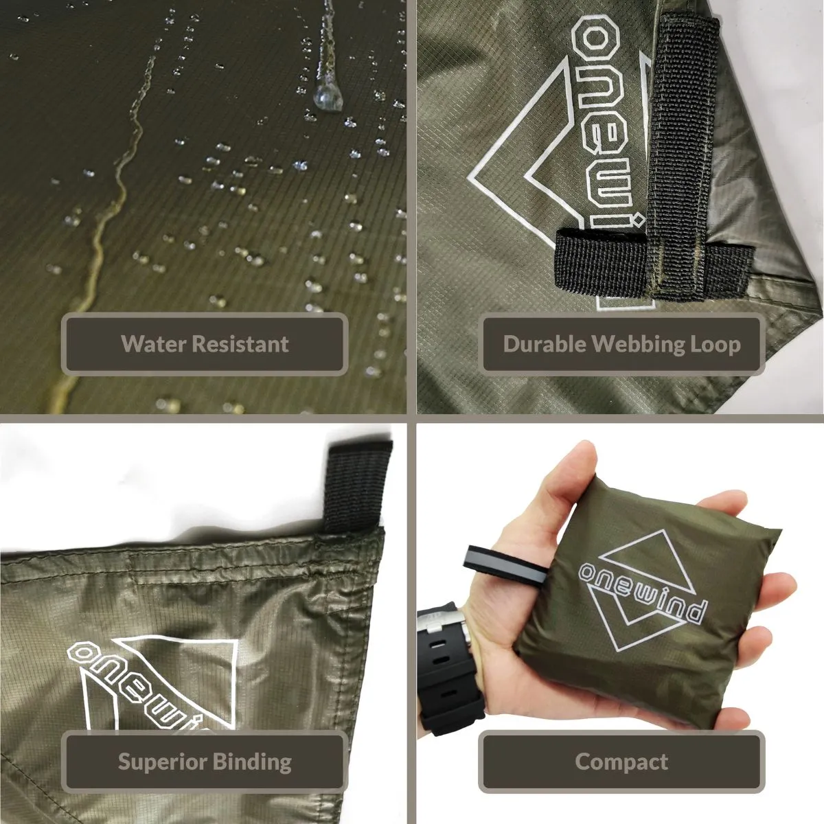 Ultralight Silnylon Shelter Footprint Ground Mat