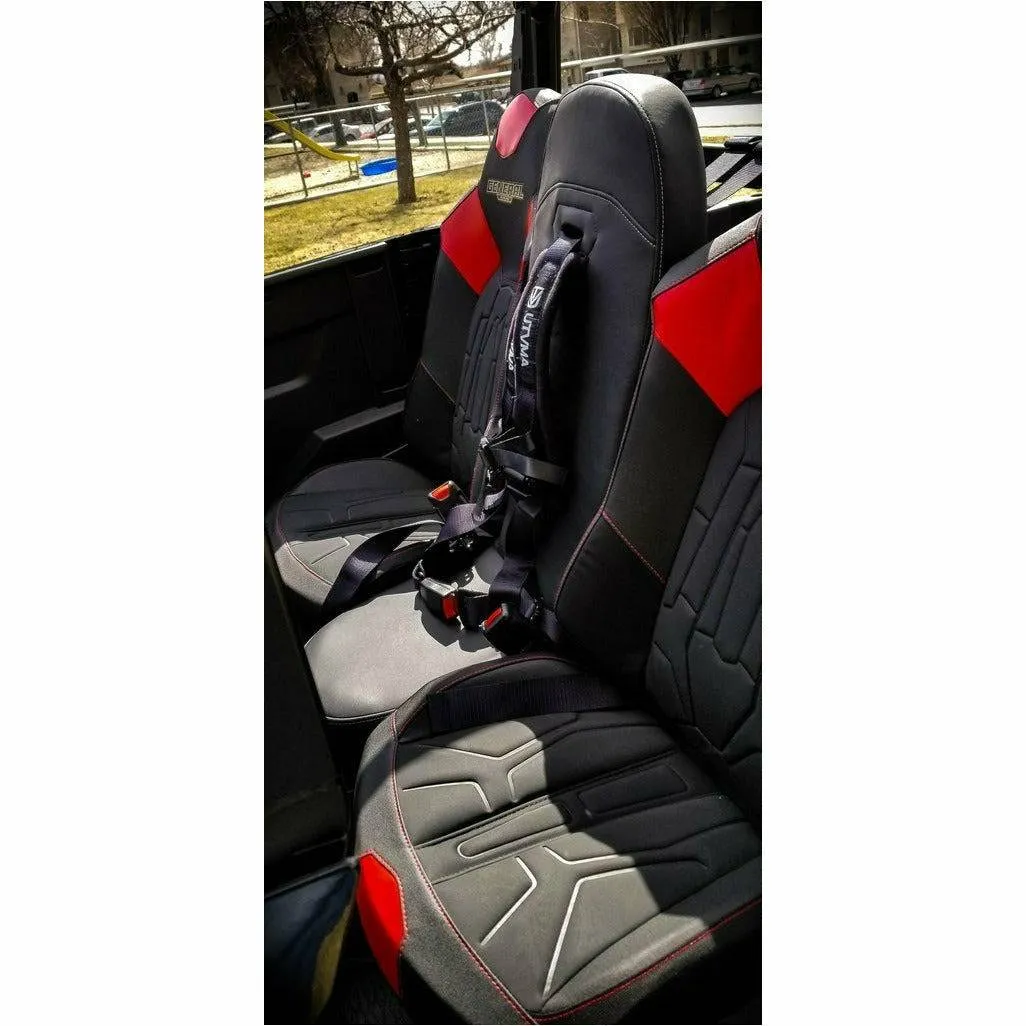 UTV Mountain Accessories Polaris General 4-Seater Rear Bump Seat with Harness