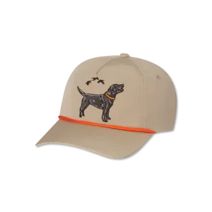 Youth Ensenada Rope Hat - Wildlife - Black Lab